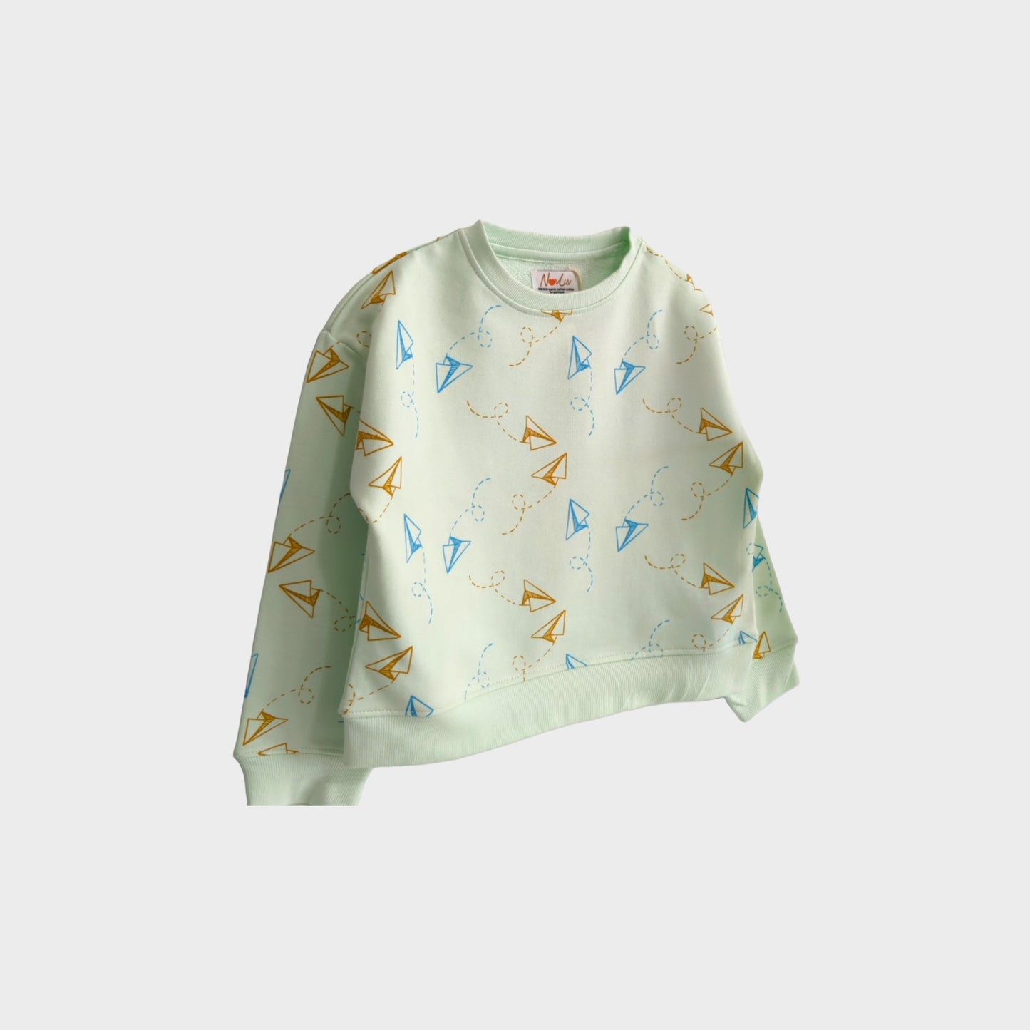 Organic Cotton Sweatshirt - Childhood Sky