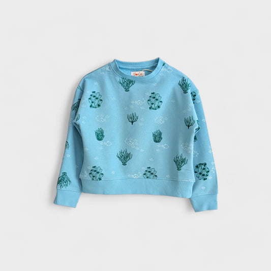 Organic Cotton Sweatshirt - Underwater Wonder